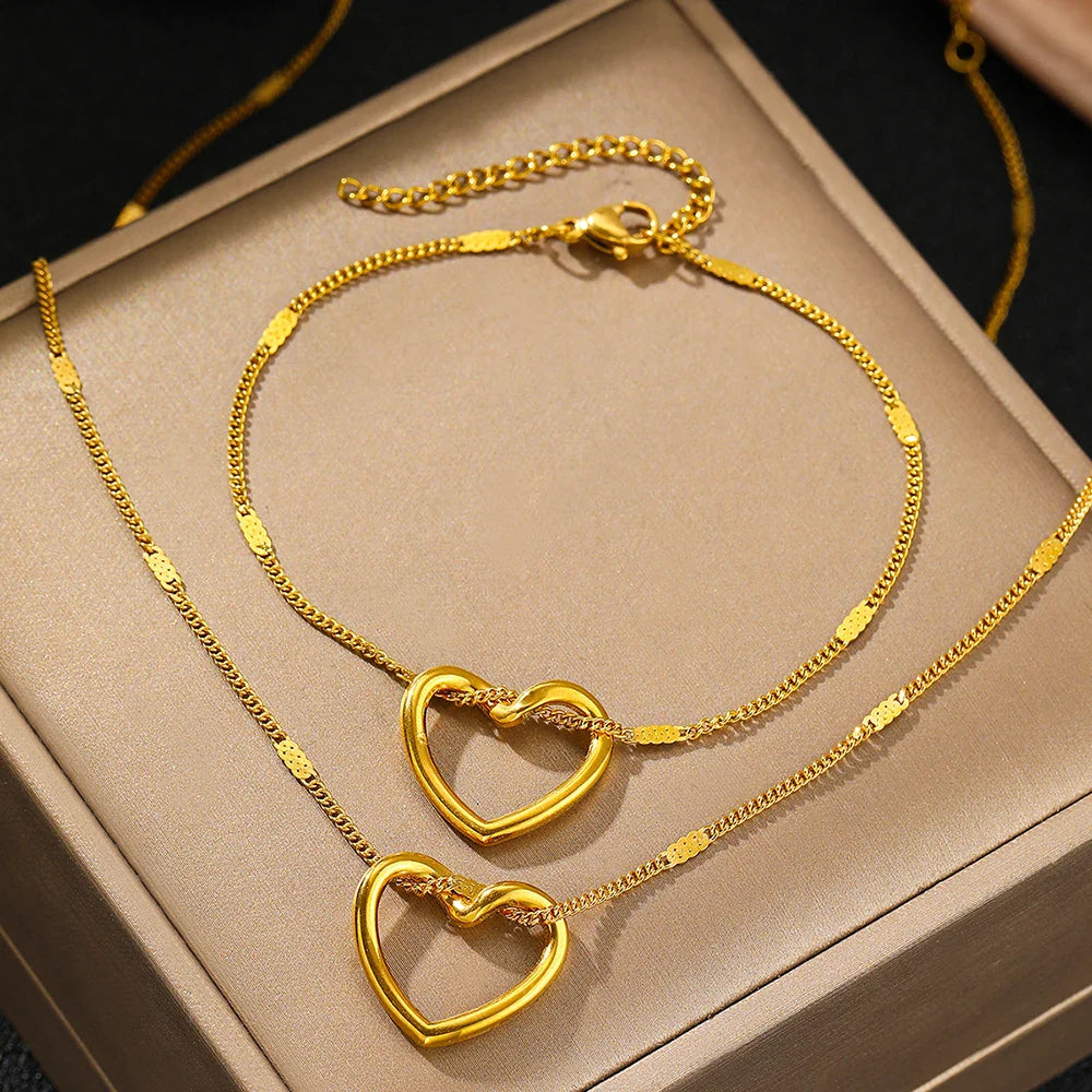 stainless steel jewelry setexperience elegance redefined