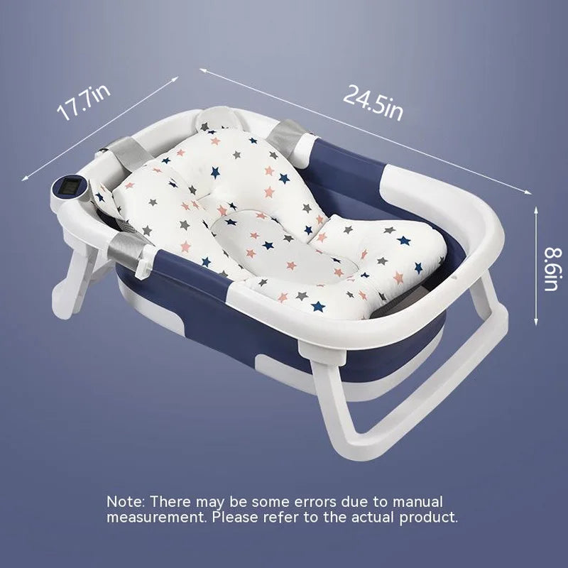 real time temperature silicone baby bathtub