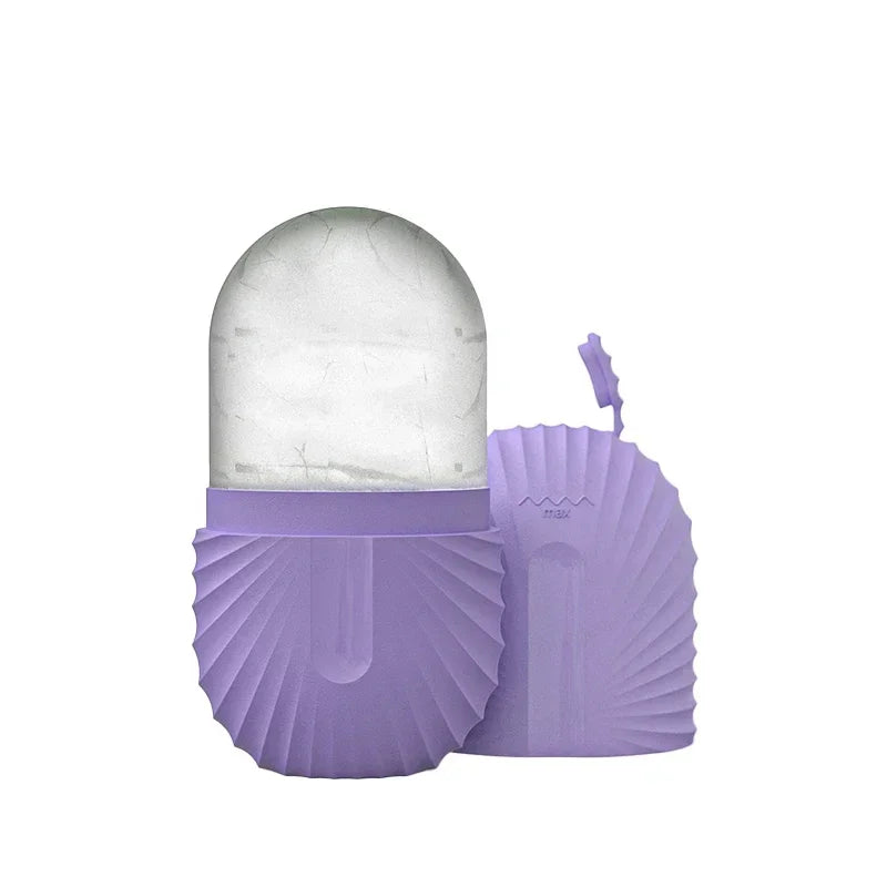 silicone ice facial roller