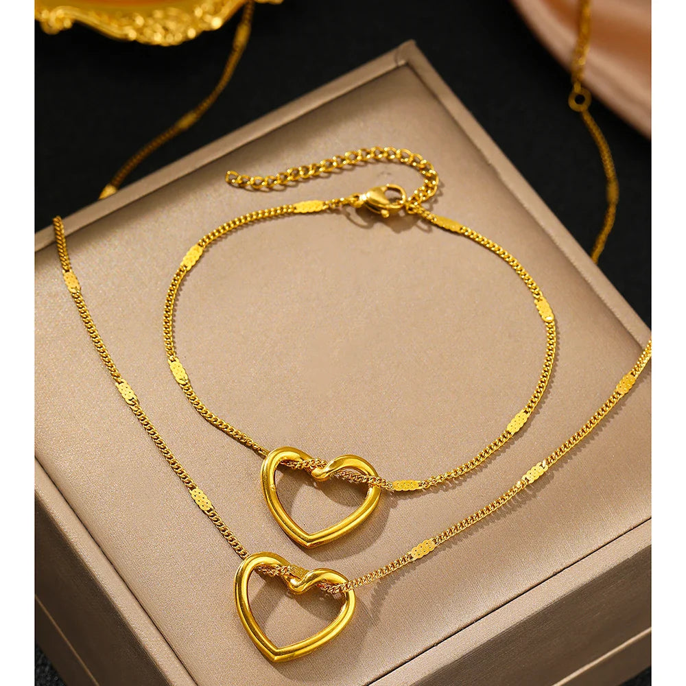 stainless steel jewelry setexperience elegance redefined