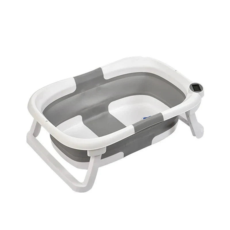 real time temperature silicone baby bathtub